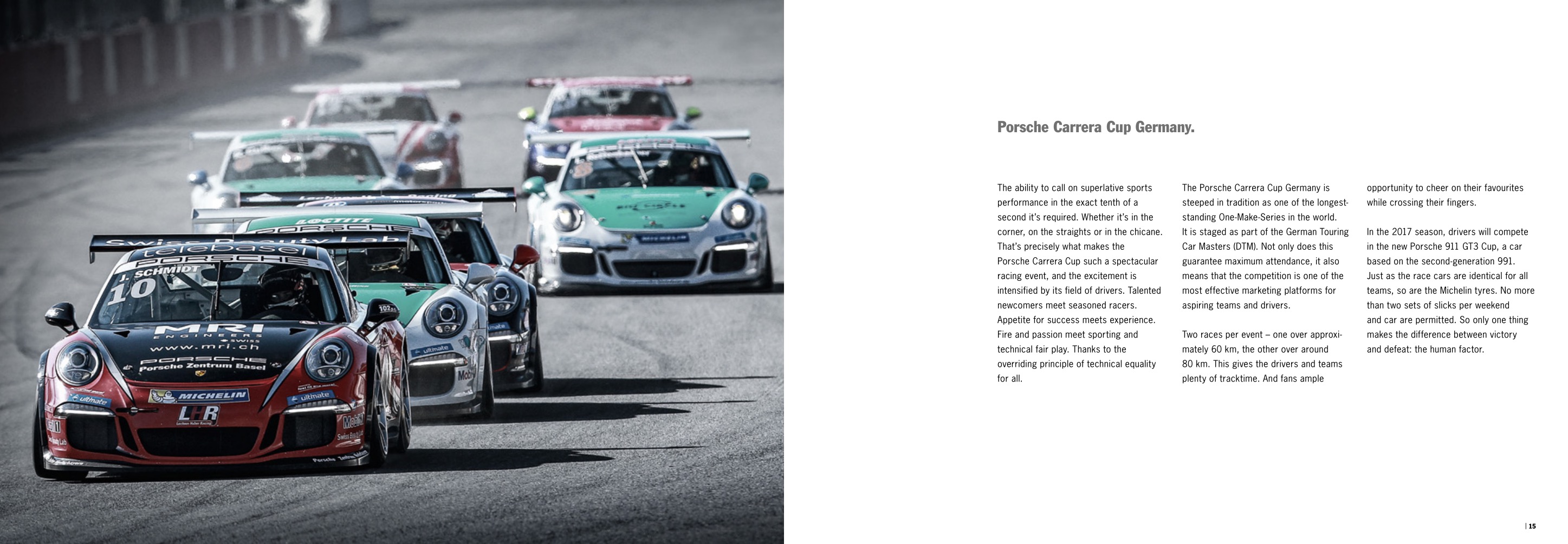 2017 Porsche 911 GT3 Cup Brochure Page 10